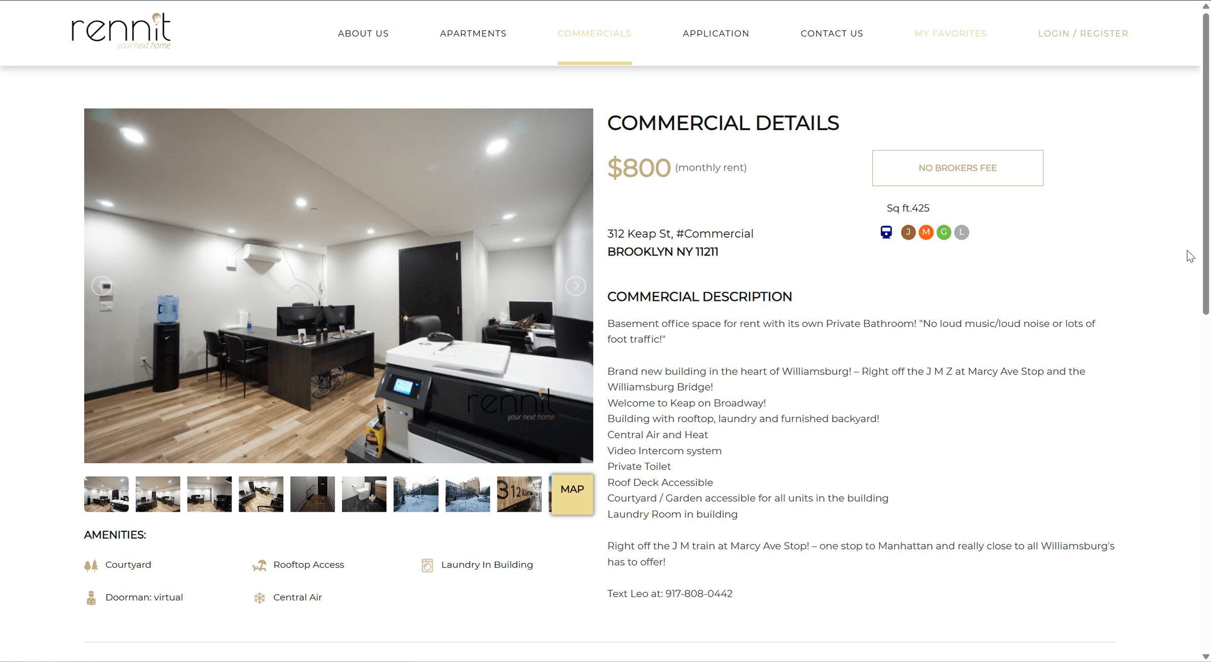 Tenant portal & lease agreement