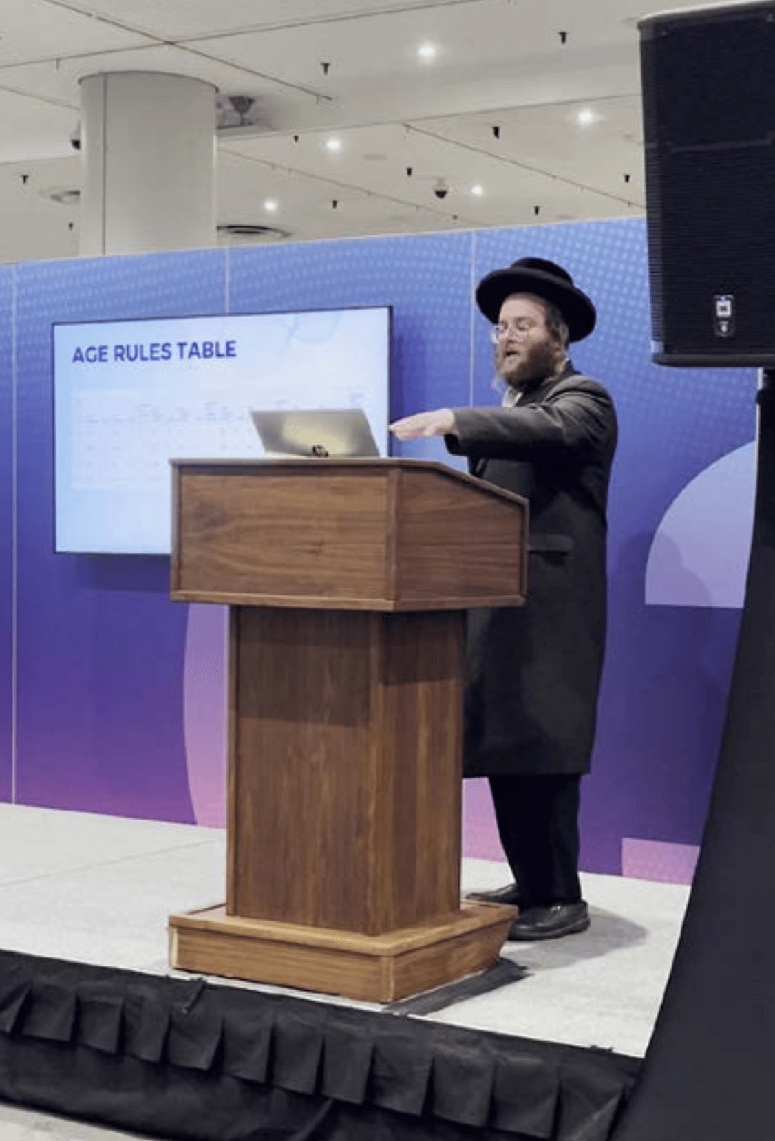 Jacob Rottenberg speaking at the White Label World Expo