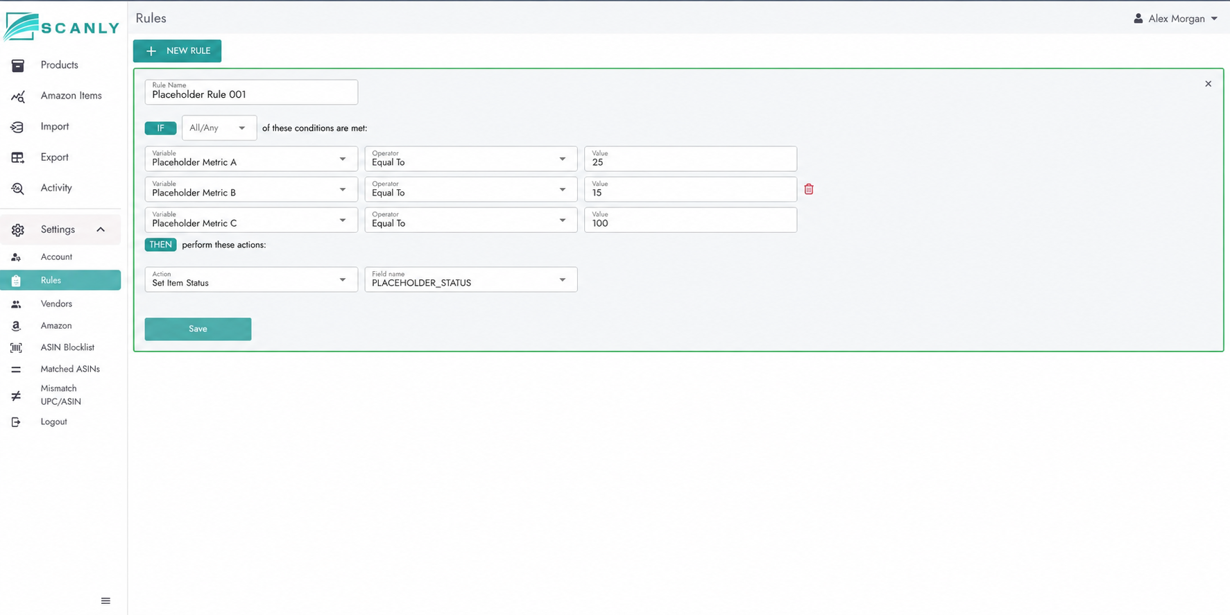 Custom automation & business rules engine